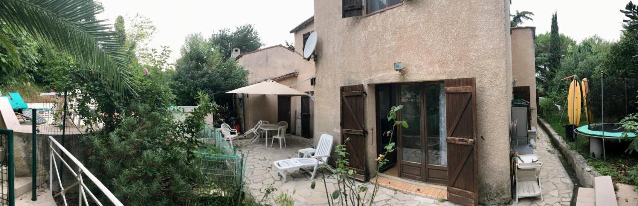 10mn Cannes Independante Etage D'une Maison Avec Piscine *